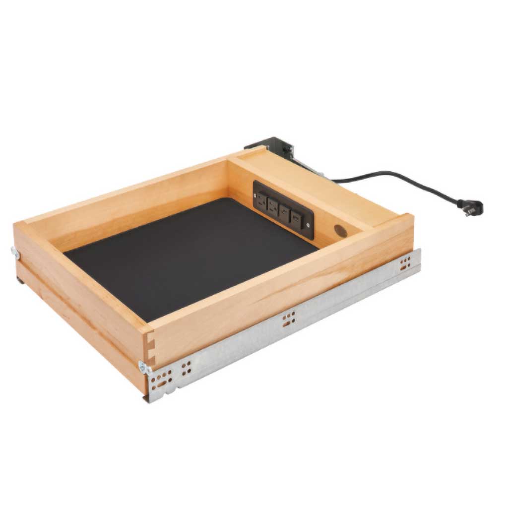 CHD-B18 BLUM (Organizador | Solución de cajón - Cajón de carga para gabinete de 18")