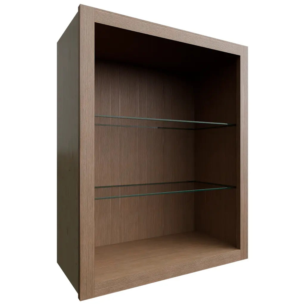 NDW2430 ( Wall | Standard No Door Cabinet - 24"W X 30"H X 12"D ) | Canyon Oak