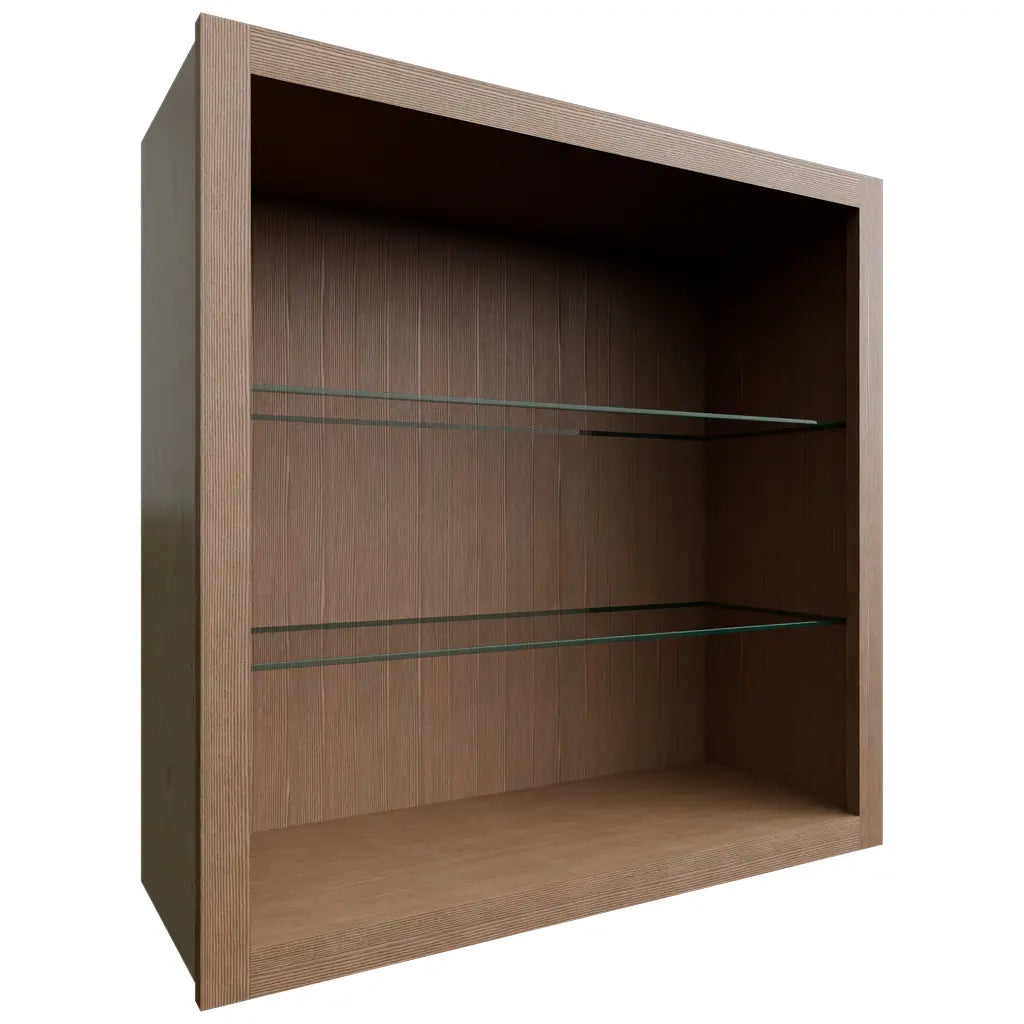 NDW3030 ( Wall | Standard No Door Cabinet - 30"W X 30"H X 12"D ) | Canyon Oak