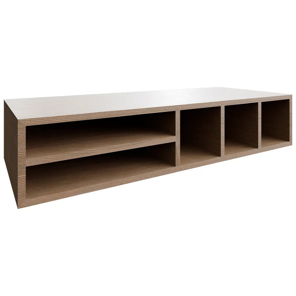 WO306 ( Wall | Organizer Rack - 30"W X 6"H X 12"D ) | Canyon Oak