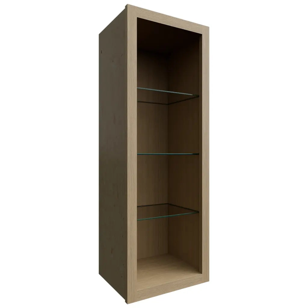 NDW1542 ( Wall | Standard No Door Cabinet - 15"W X 42"H X 12"D ) | Desert Oak