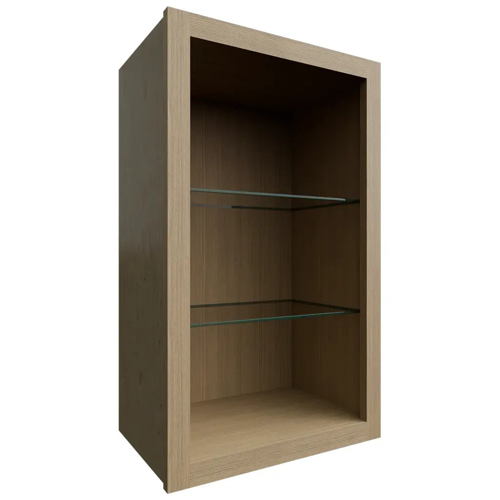 NDW1830 (Armario de pared | Estándar sin puerta - 45 cm de ancho x 76 cm de alto x 30 cm de profundidad) | Roble desierto