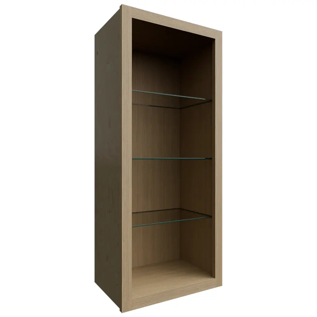 NDW1842 ( Wall | Standard No Door Cabinet - 18"W X 42"H X 12"D ) | Desert Oak