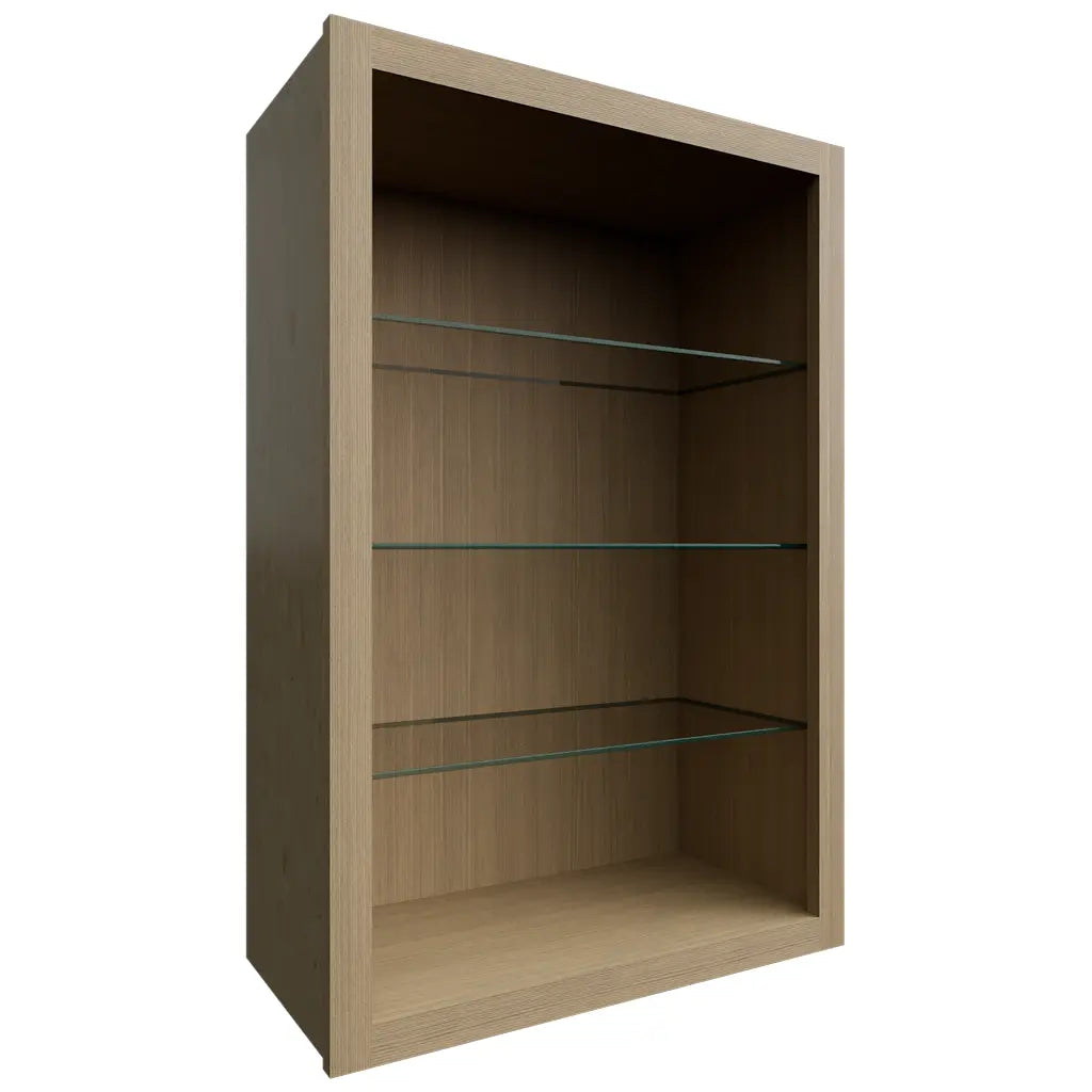 NDW2436 ( Wall | Standard No Door Cabinet - 24"W X 36"H X 12"D ) | Desert Oak