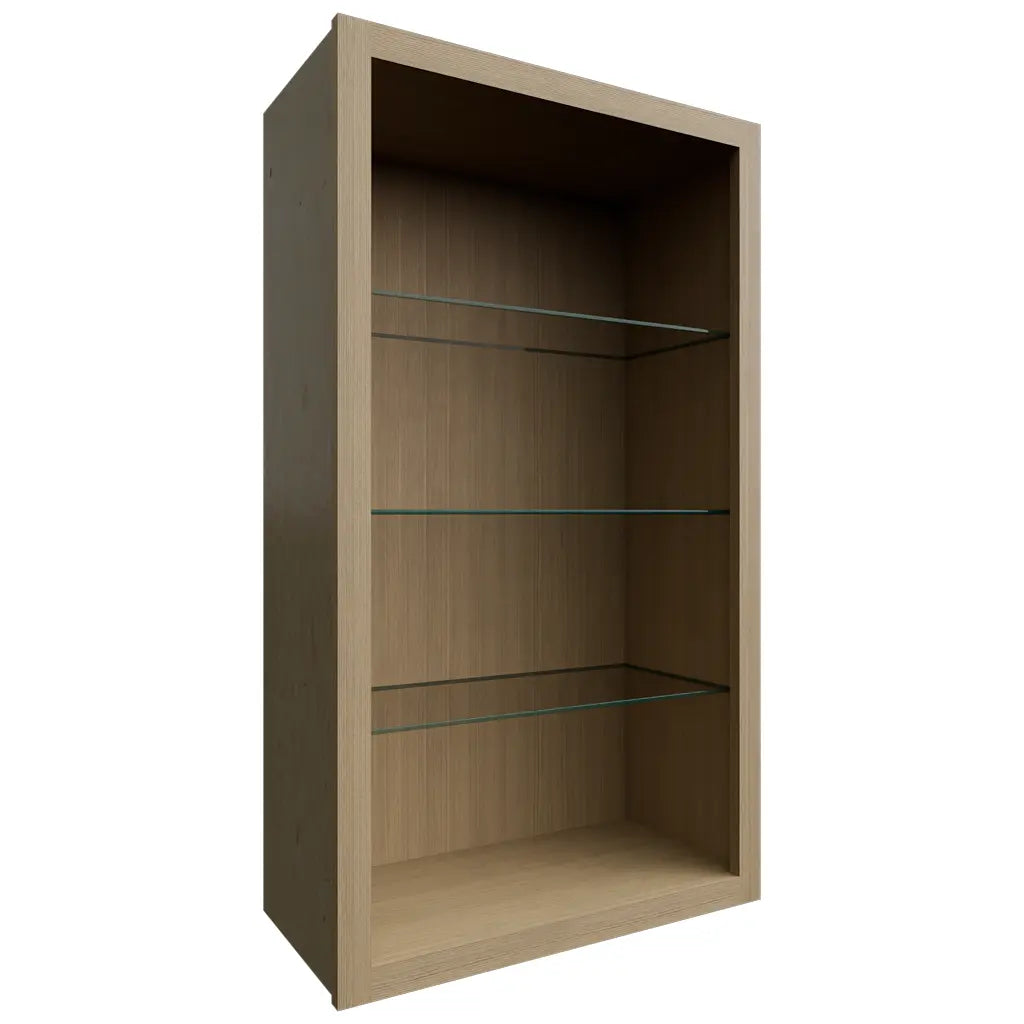 NDW2442 ( Wall | Standard No Door Cabinet - 24"W X 42"H X 12"D ) | Desert Oak