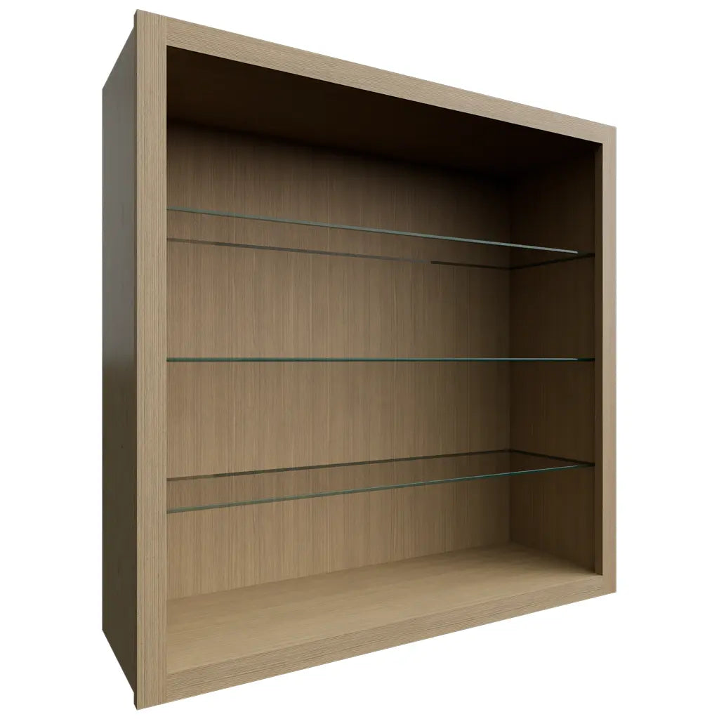NDW3636 ( Wall | Standard No Door Cabinet - 36"W X 36"H X 12"D ) | Desert Oak
