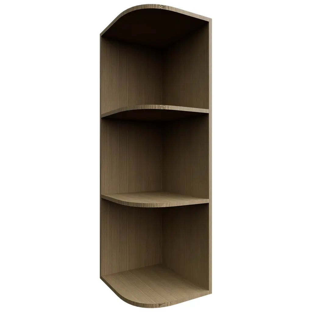OE1236 ( Wall | Open End Cabinet - 12"W X 36"H X 12"D ) | Desert Oak