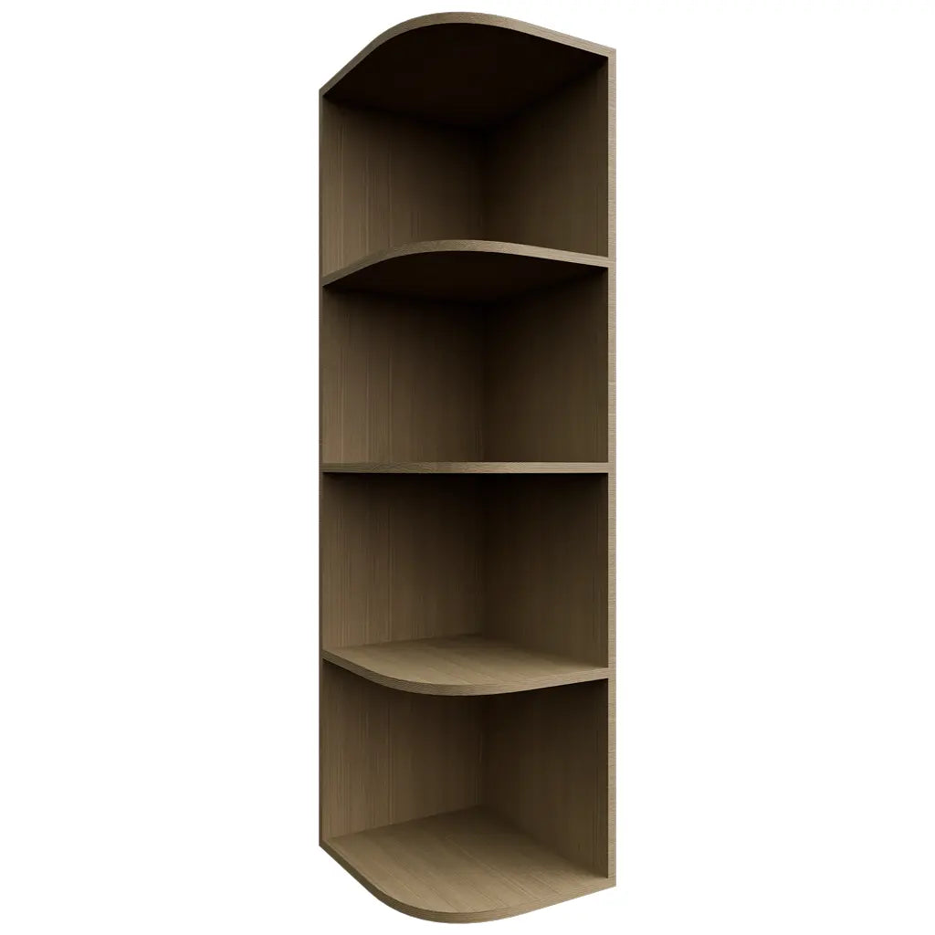 OE1242 ( Wall | Open End Cabinet - 12"W X 42"H X 12"D ) | Desert Oak