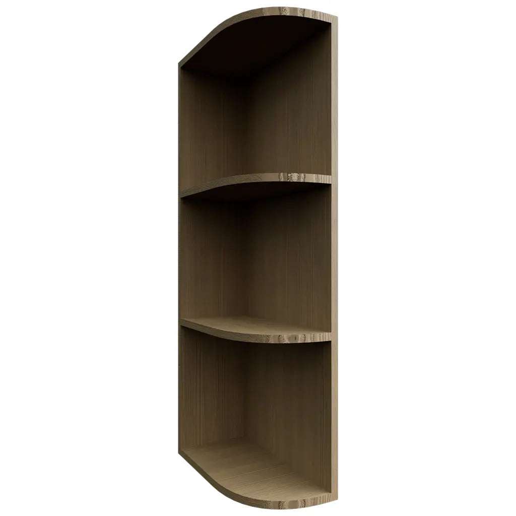 OEL630 ( Wall | Open End Cabinet - 6"W X 30"H X 12"D ) | Desert Oak