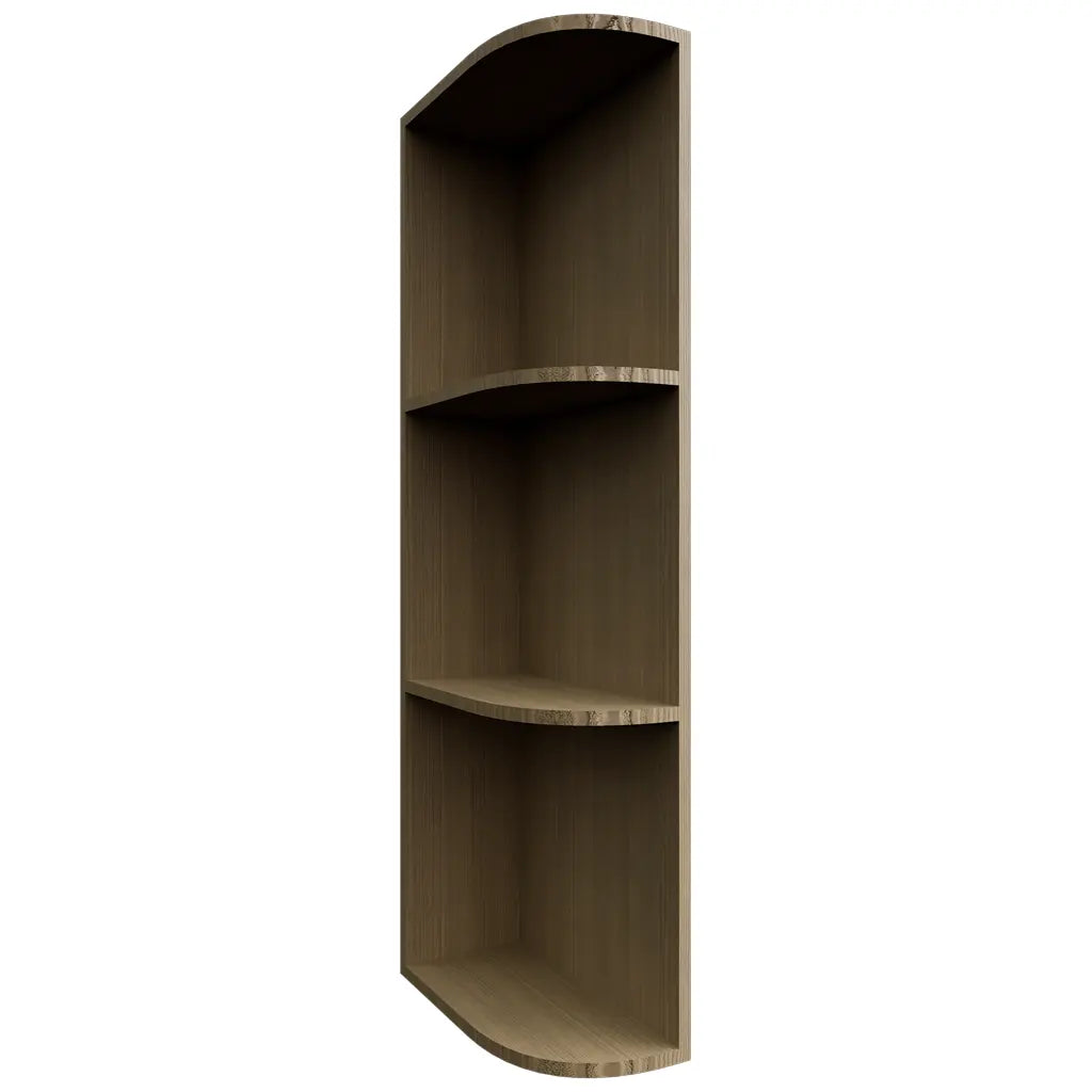OEL636 ( Wall | Open End Cabinet - 6"W X 36"H X 12"D ) | Desert Oak