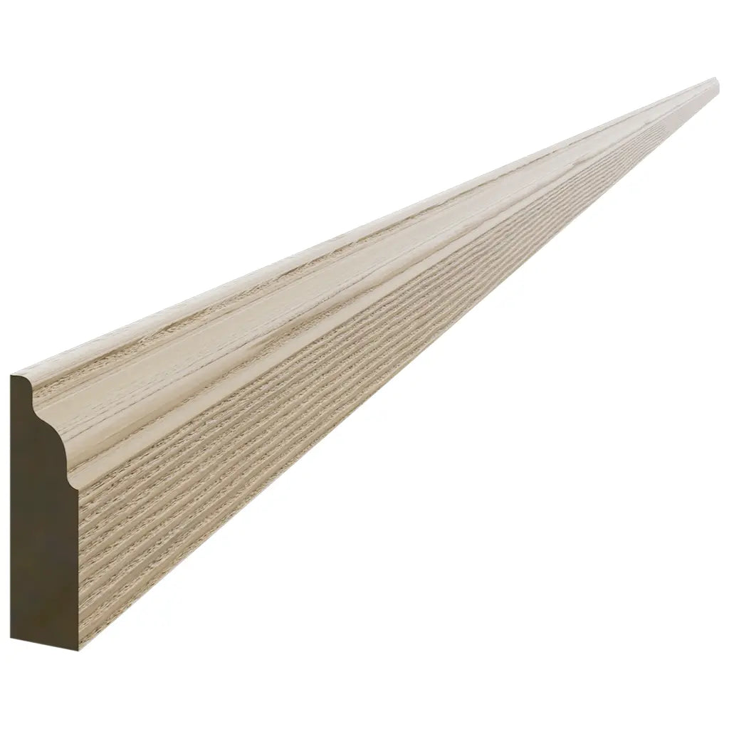 SM8-D ( Decorative Scribe Molding - 96"W X 1-1/4"H X 3/8"T ) | Desert Oak