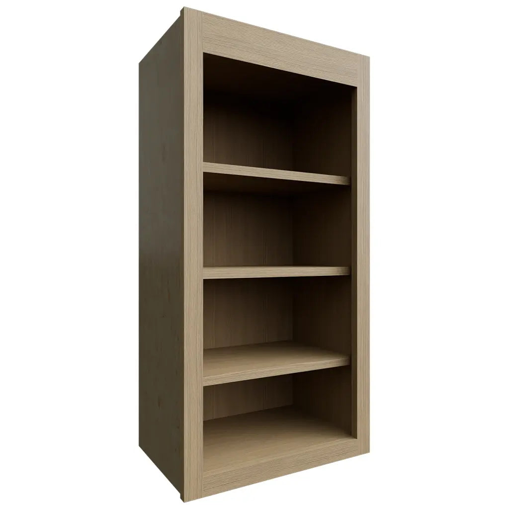WOS1836 ( Wall | Open Shelf - 18"W X 36"H X 12"D ) | Luna Desert Oak