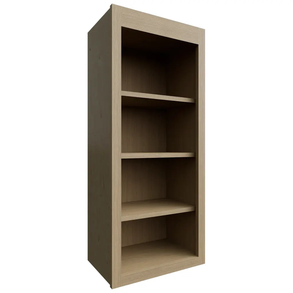 WOS1842 ( Wall | Open Shelf - 18"W X 42"H X 12"D ) | Galaxy Desert Oak