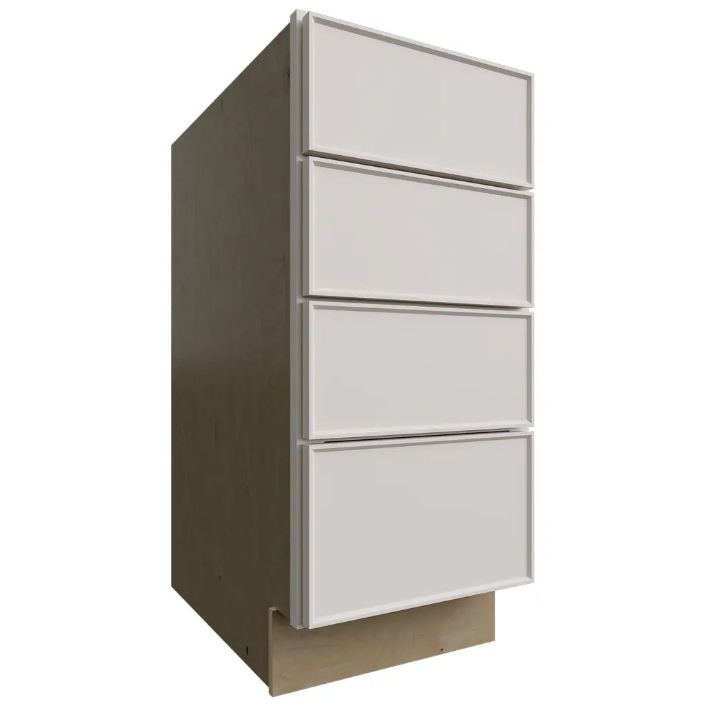 DB15-4 - Base - 4 Drawers Cabinet - 15 W X 34-1 2 H X 24 D - Echo Dove