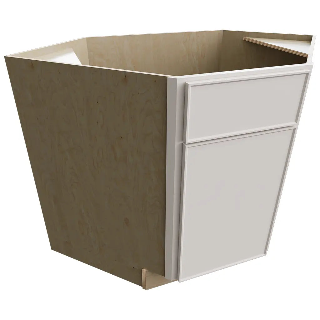 DSB36 - Base Corner - Diagonal Sink Cabinet - 36 W X 34-1 2 H X 36 D - Echo Dove