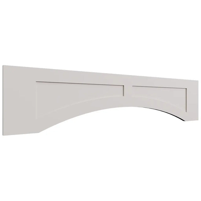 VARP54 - Wall - Arched Recessed Valance - 54 W X 12 H X 3 4 T - Echo Dove