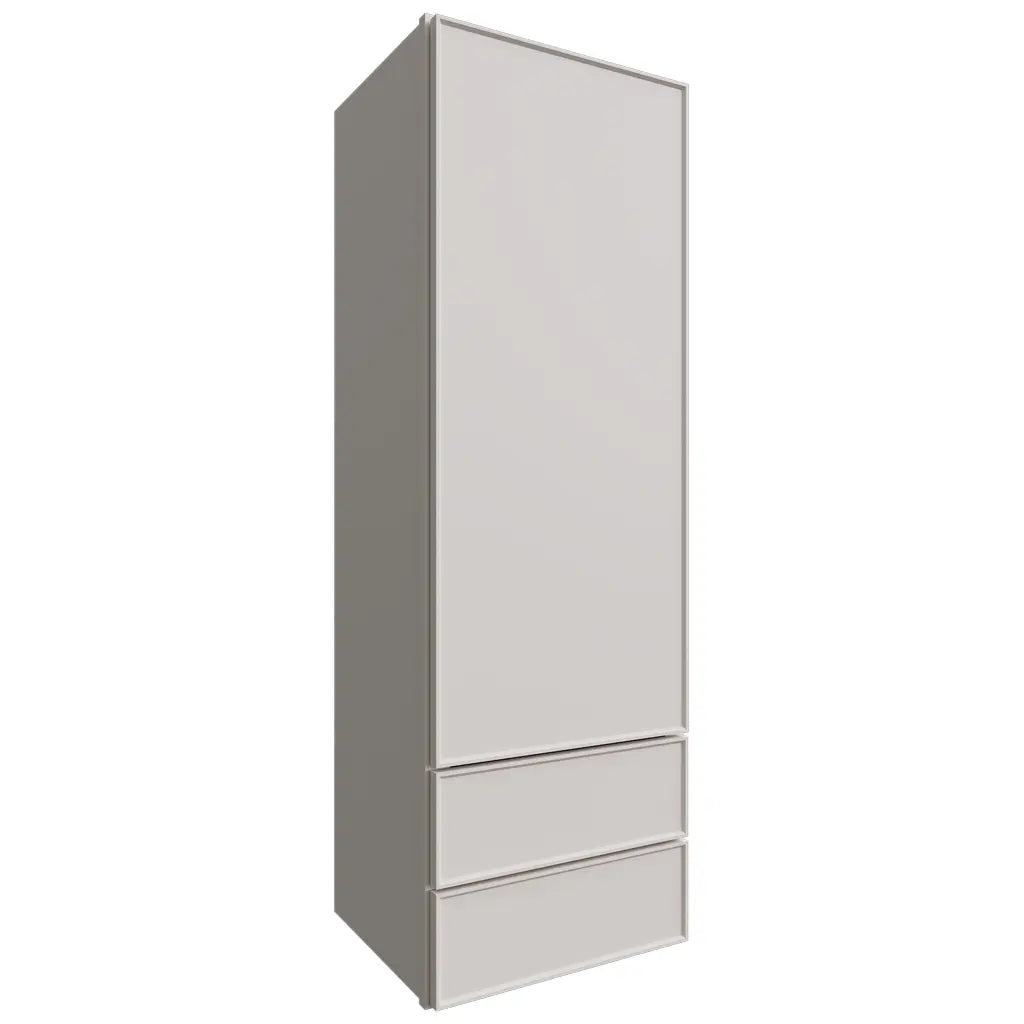 WD1854 - Wall - Drawer Cabinet - 18 W X 54 H X 15 D - Echo Dove
