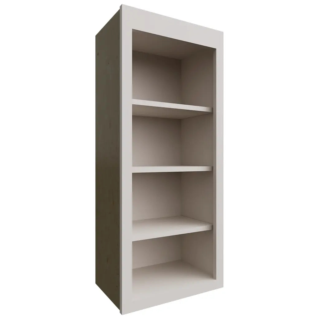 WOS1842 - Wall - Open Shelf - 18 W X 42 H X 12 D - Echo Dove