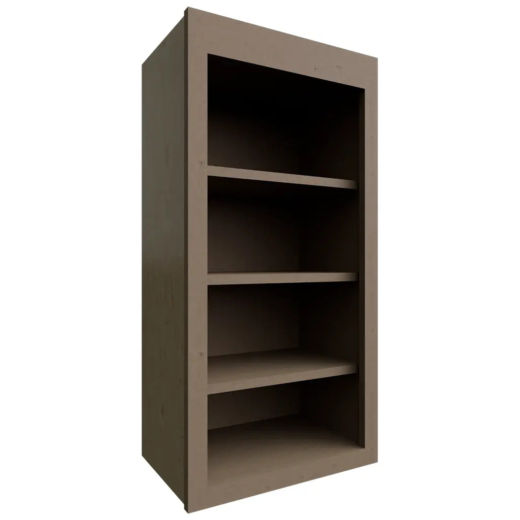 WOS1836 - Wall - Open Shelf - 18 W X 36 H X 12 D - Echo Mocha
