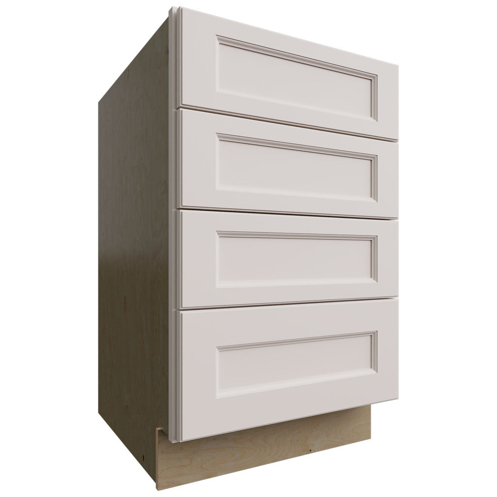 DB21-4 - Base - 4 Drawers Cabinet - 21 W X 34-1 2 H X 24 D - Fusion Dove