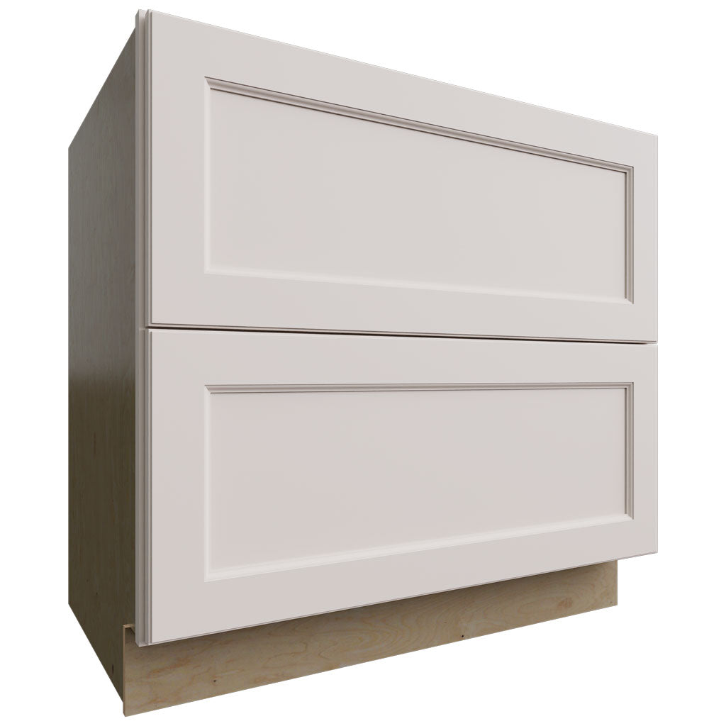 DB36-2 - Base - 2 Drawers Cabinet - 36 W X 34-1 2 H X 24 D - Fusion Dove