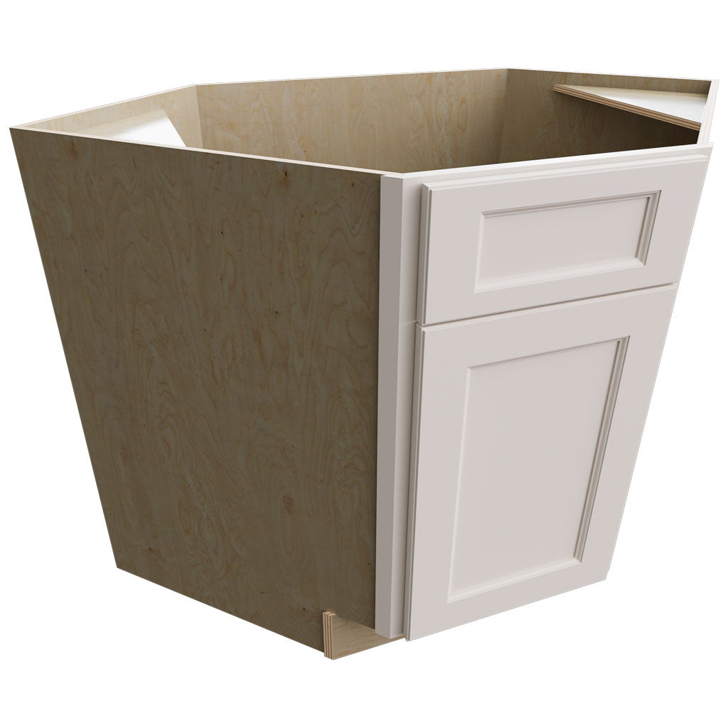 DSB36 - Base Corner - Diagonal Sink Cabinet - 36 W X 34-1 2 H X 36 D - Fusion Dove