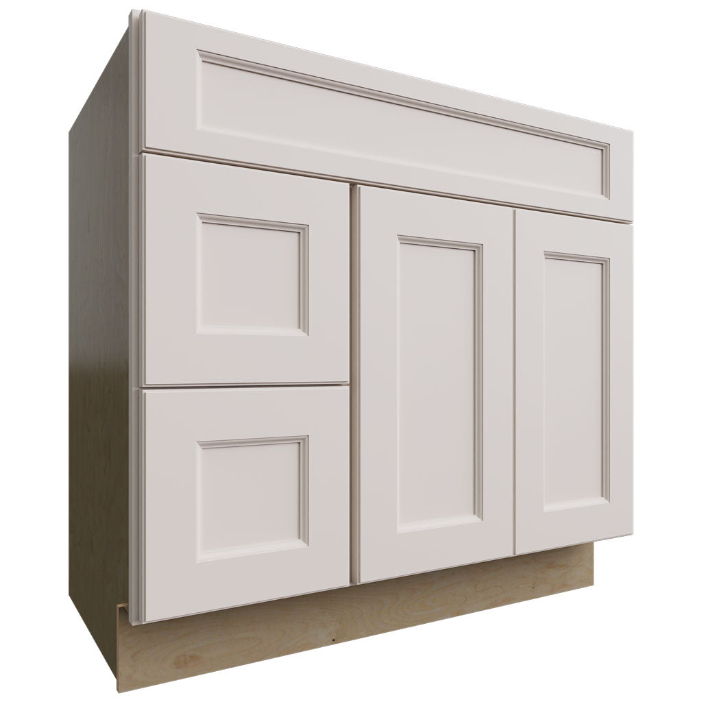 VSD36DL - Vanity - Combo Cabinet - 36 W X 34-1 2 H X 21 D - Fusion Dove