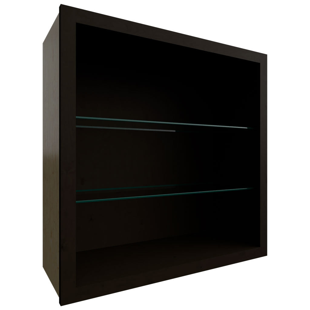 NDW3030 - Wall - Standard No Door Cabinet - 30 W X 30 H X 12 D - Kona
