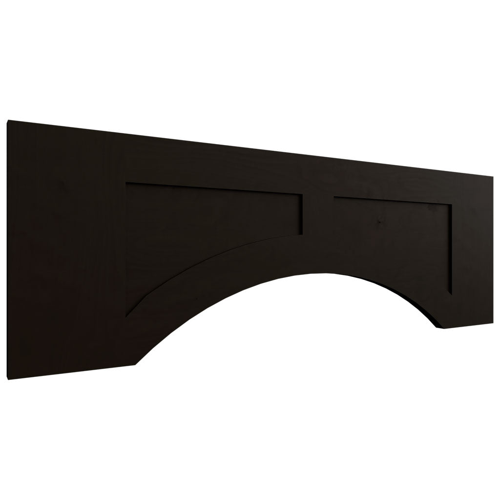 VARP36 - Wall - Arched Recessed Valance - 36 W X 12 H X 3 4 T - Fusion Kona