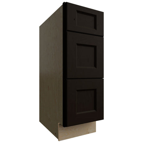 VDB12-34 - Vanity - Drawer Cabinet - 12 W X 34-1 2 H X 21 D - Fusion Kona