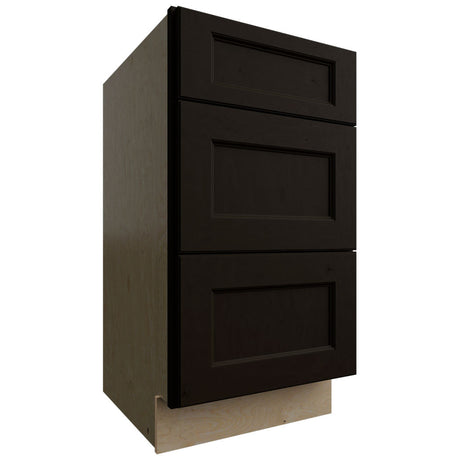 VDB18-34 - Vanity - Drawer Cabinet - 18 W X 34-1 2 H X 21 D - Fusion Kona