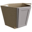 DSB36FD - Base Corner - Diagonal Sink Cabinet - 36 W X 34-1 2 H X 36 D - Fusion Nickel