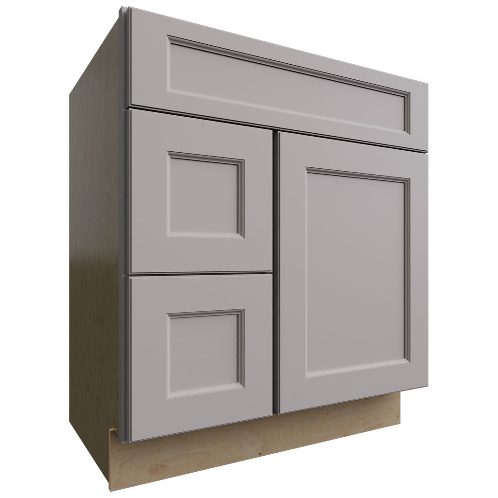 VSD30DL - Vanity - Combo Cabinet - 30 W X 34-1 2 H X 21 D - Fusion Nickel