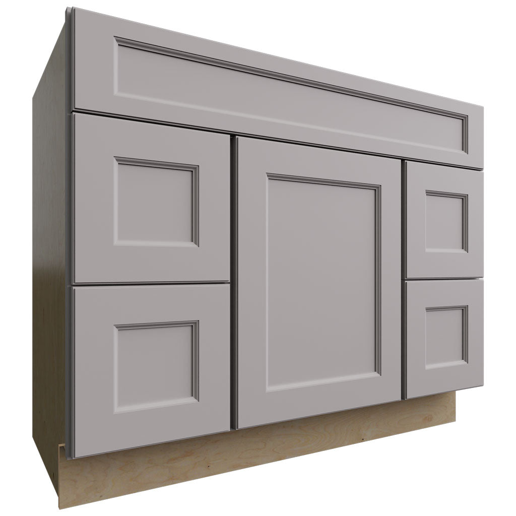 VSD42 - Vanity - Combo Cabinet - 42 W X 34-1 2 H X 21 D - Fusion Nickel