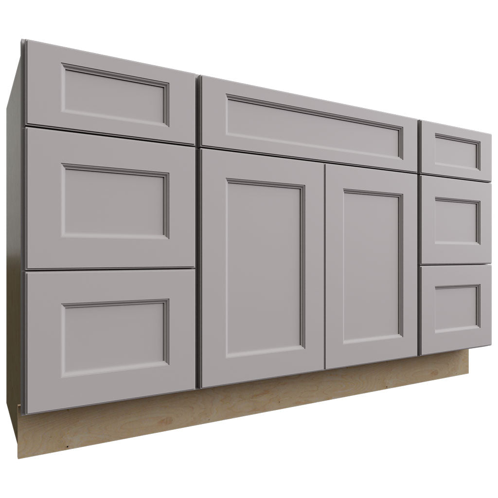 VSD60SINGLE - Vanity - Combo Cabinet - 60 W X 34-1 2 H X 21 D - Fusion Nickel