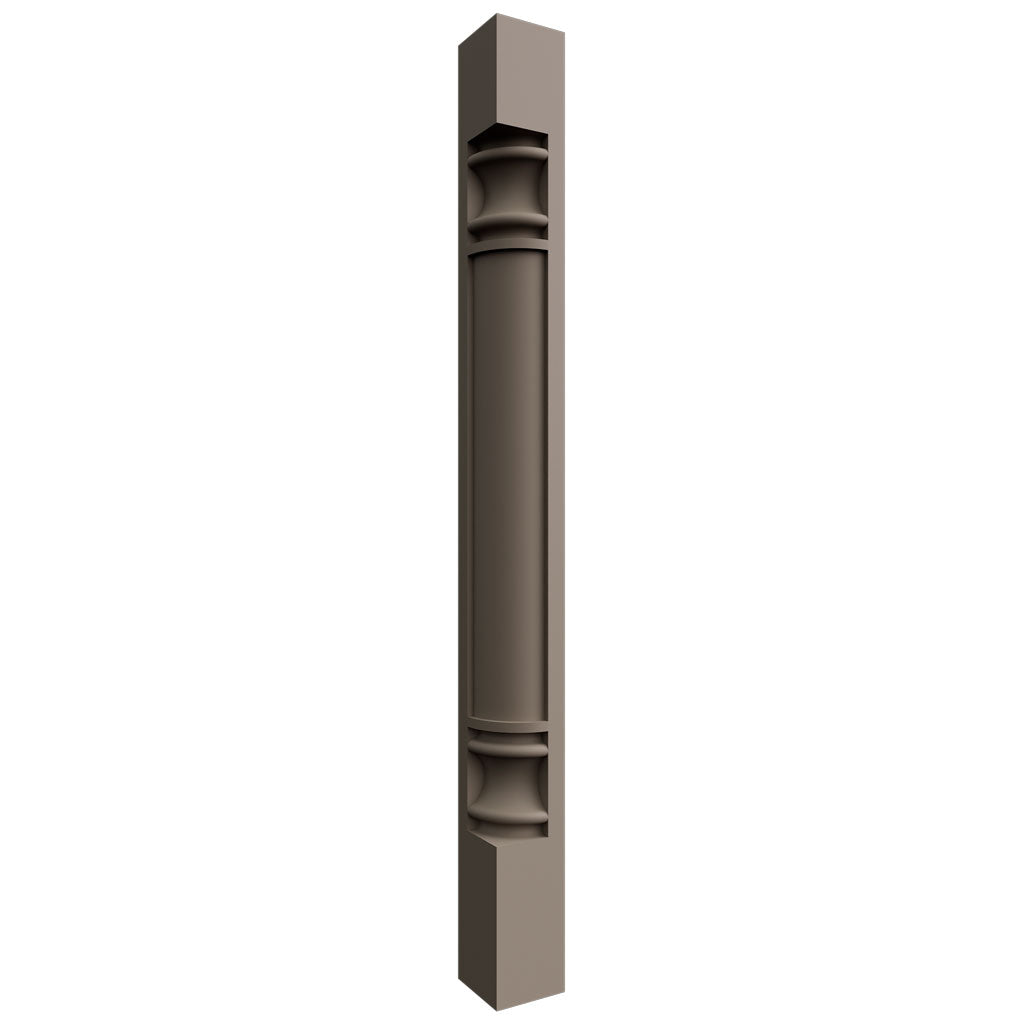 CP36 - Base - Corner Post - 3 W X 36-1 2 H X 3 D - Oyster