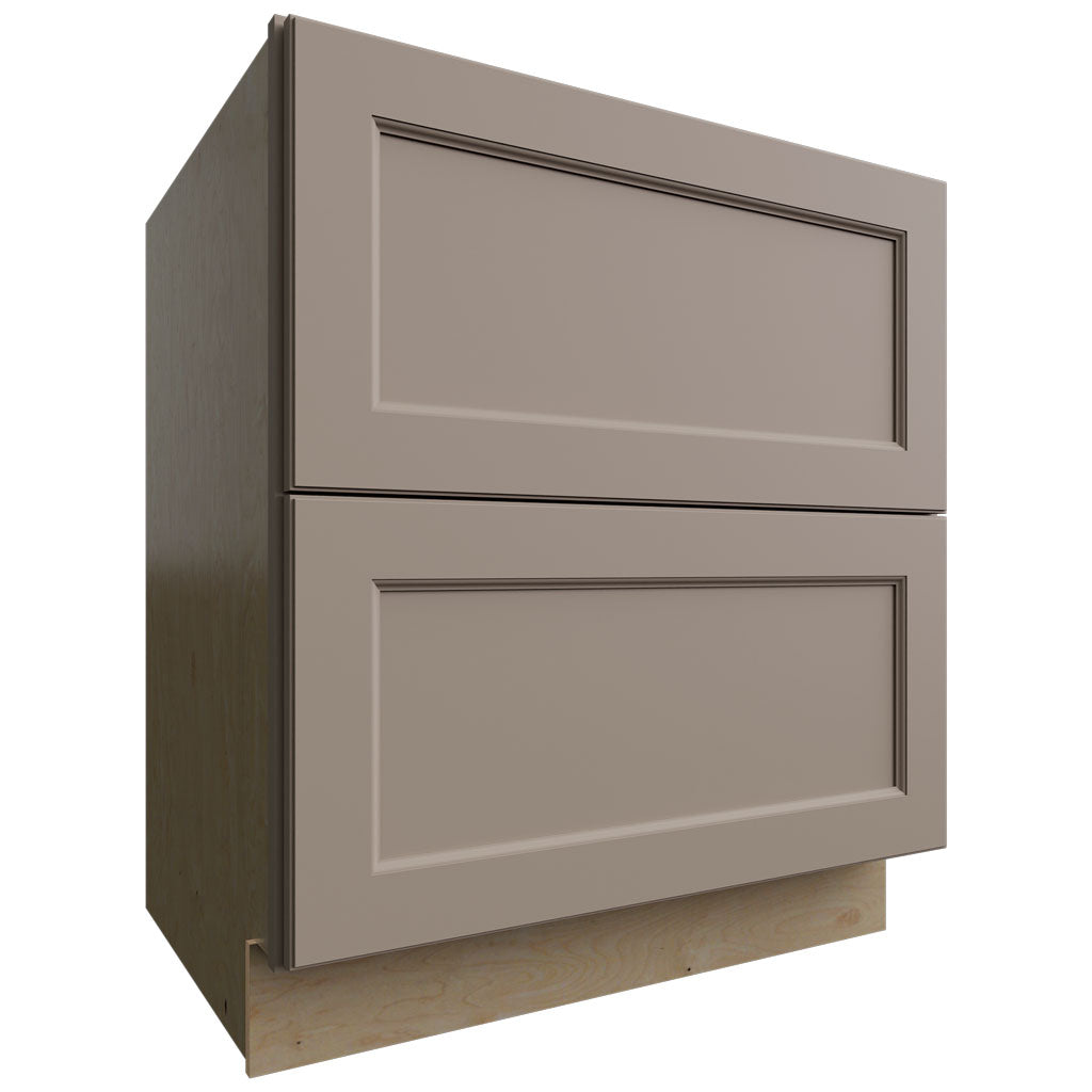 DB30-2 - Base - 2 Drawers Cabinet - 30 W X 34-1 2 H X 24 D - Fusion Oyster