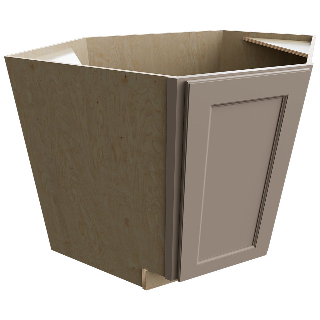 DSB36FD - Base Corner - Diagonal Sink Cabinet - 36 W X 34-1 2 H X 36 D - Fusion Oyster