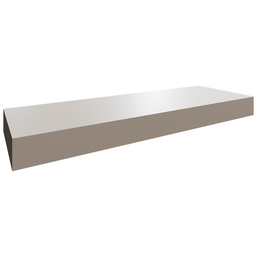 Fabuwood Oyster LED FLS30 Wall Floating Shelf W/Lighting 30 W X 2-1/2 H X 10 D