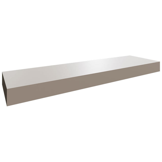 Fabuwood Oyster LED FLS36 Wall Floating Shelf W/Lighting 36 W X 2-1/2 H X 10 D