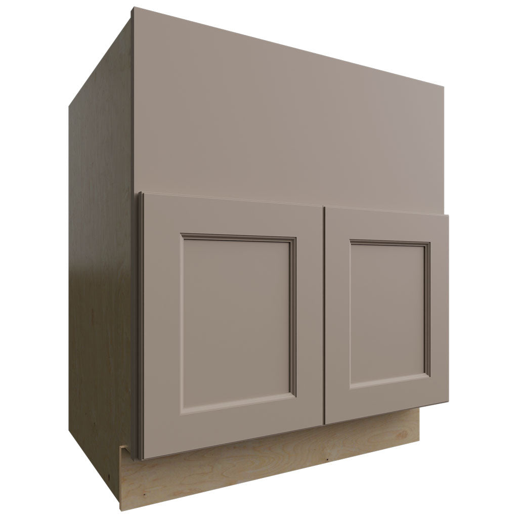 FS30 - Base - Farm Sink Cabinet - 30 W X 34-1 2 H X 24 D - Fusion Oyster