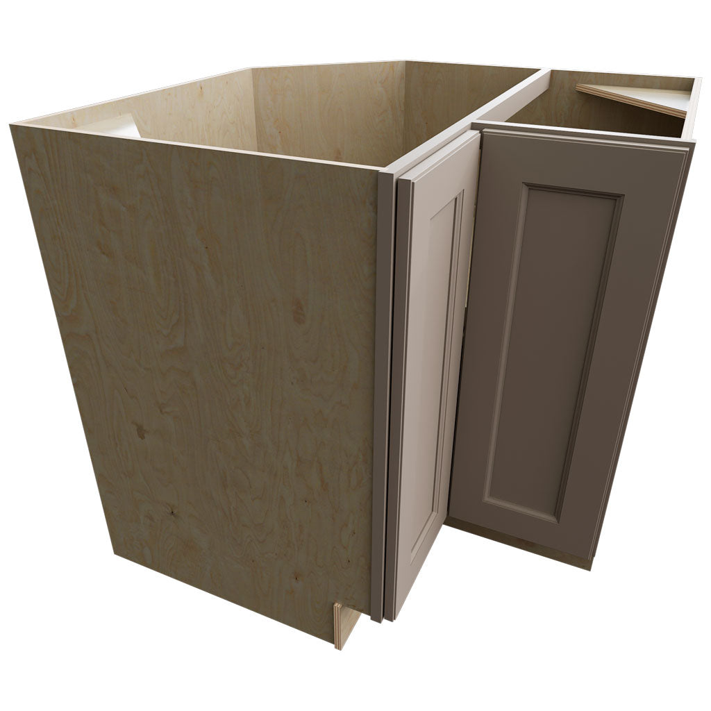 LSB36 - Base Corner - Lazy Susan Cabinet - 36 W X 34-1 2 H X 36 D - Fusion Oyster