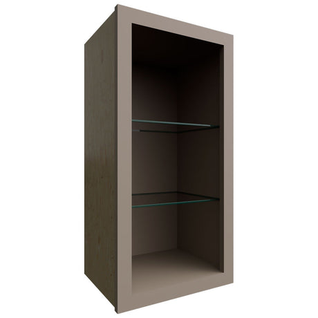 NDW1530 - Wall - Standard No Door Cabinet - 15 W X 30 H X 12 D - Oyster