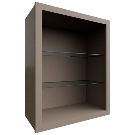 NDW2430 - Wall - Standard No Door Cabinet - 24 W X 30 H X 12 D - Oyster