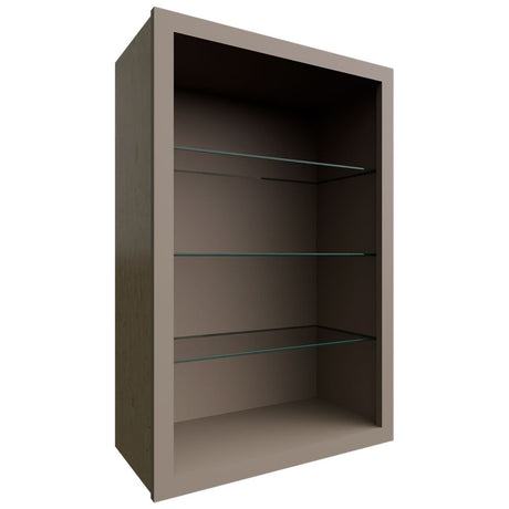 NDW2436 - Wall - Standard No Door Cabinet - 24 W X 36 H X 12 D - Oyster