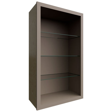 NDW2442 - Wall - Standard No Door Cabinet - 24 W X 42 H X 12 D - Oyster