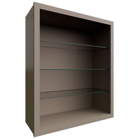 NDW3036 - Wall - Standard No Door Cabinet - 30 W X 36 H X 12 D - Oyster