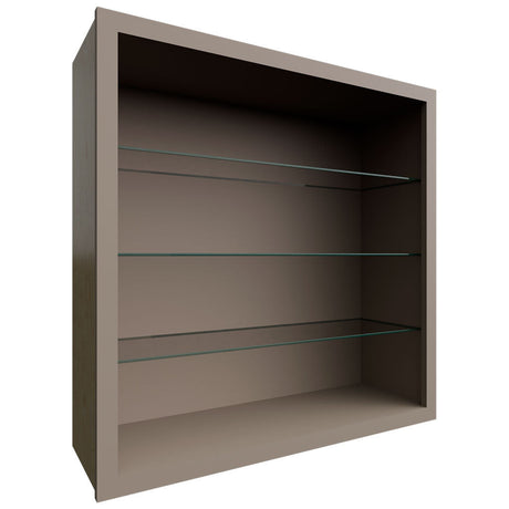 NDW3636 - Wall - Standard No Door Cabinet - 36 W X 36 H X 12 D - Oyster