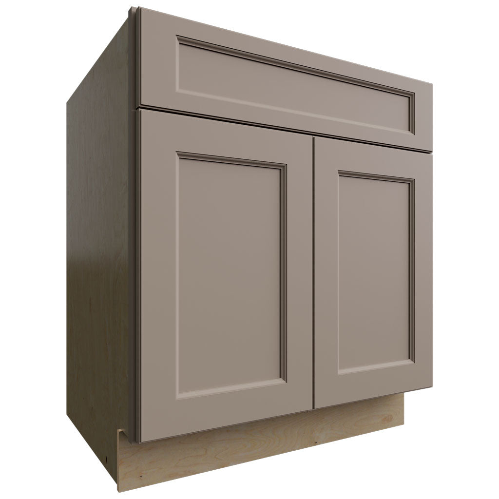 SB30 - Base - Sink Cabinet - 30 W X 34-1 2 H X 24 D - Fusion Oyster