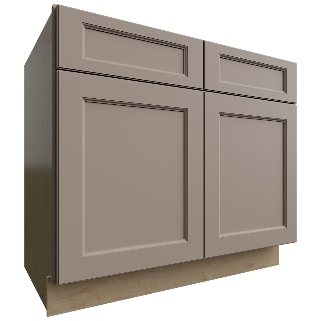 SB39 - Base - Sink Cabinet - 39 W X 34-1 2 H X 24 D - Fusion Oyster
